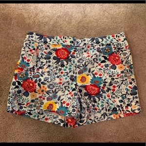 Floral patterned shorts